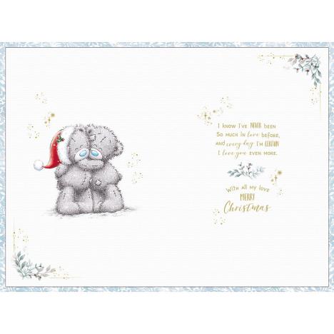 Beautiful Fiancée Handmade Me to You Bear Christmas Card Extra Image 1